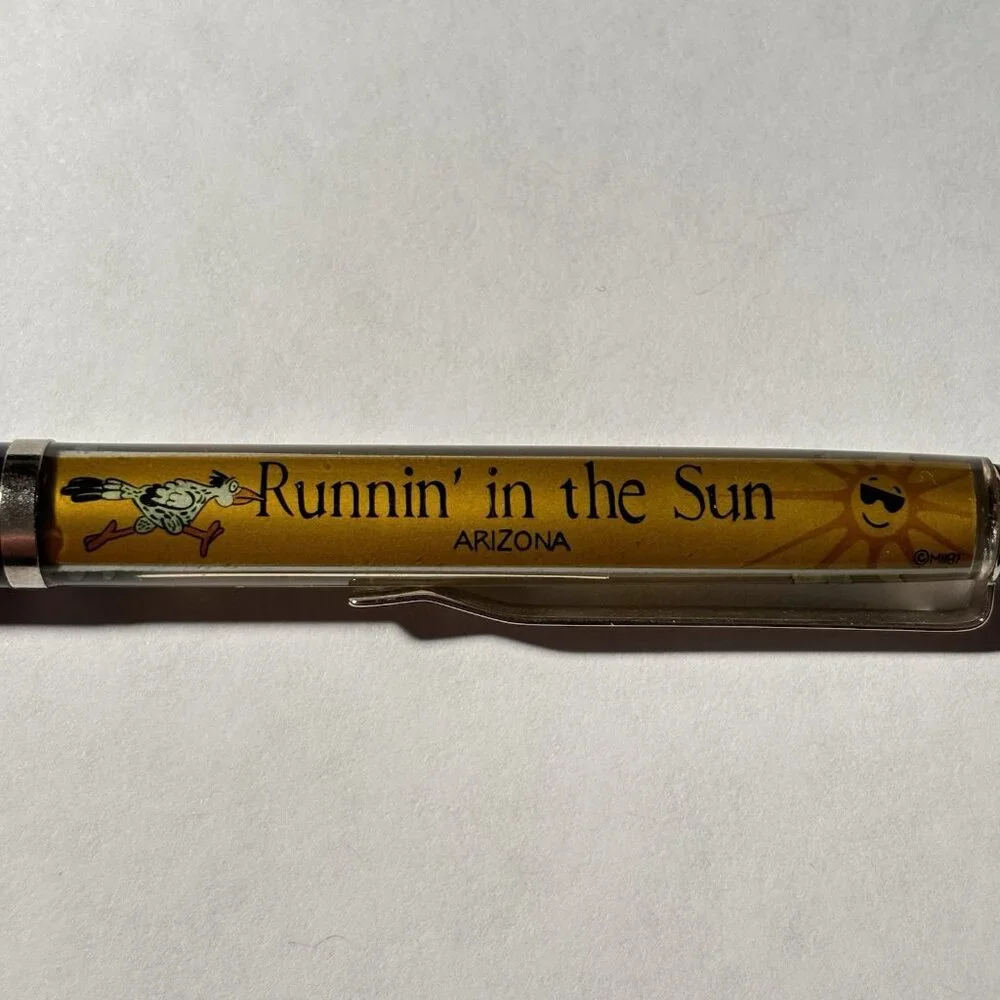 Running in the Sun Arizona Floaty Pen Roadrunner Runs in Desert Coyote Watches